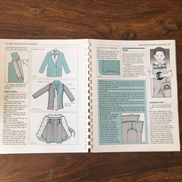 Simplicity’s Simply The Best Sewing Book Spiral Bound (c)1988 - Picture 12 of 12